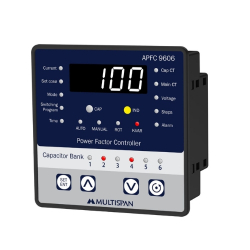 BỘ ĐIỀU KHIỂN HỆ SỐ CÔNG SUẤT 6 CẤP MULTISPAN APFC-9606