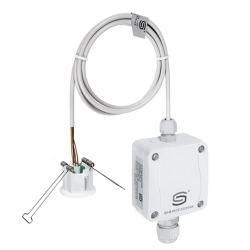 CẢM BIẾN NHIỆT ĐỘ VÀ ĐỘ ẨM GẮN TRẦN S+S DFTF-I (1201-6132-1000-100)