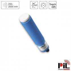 CẢM BIẾN SIÊU ÂM ĐO MỨC P44-200-M30-2P-CM12 (2000mm, 2 x PNP, NO/NC)