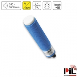 CẢM BIẾN SIÊU ÂM ĐO MỨC P44-350-M30-UI2N-CM12 (3500mm, 2 x NPN, NO/NC, 0-10V, 4-20mA)