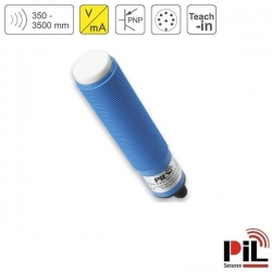 CẢM BIẾN SIÊU ÂM ĐO MỨC P44-350-M30-UI2P-CM12 (3500mm, 2 x PNP, NO/NC, 0-10V, 4-20mA)