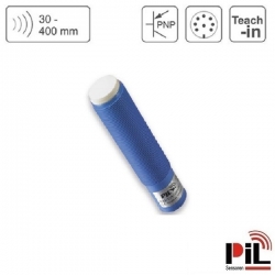 CẢM BIẾN SIÊU ÂM ĐO MỨC P43-40-M18-PBT-2P-CM12 (400mm, 2 x PNP, NO/NC)