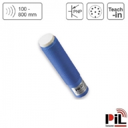 CẢM BIẾN SIÊU ÂM ĐO MỨC P43-80-M18-PBT-2P-CM12 (800mm, 2 x PNP , NO/NC)