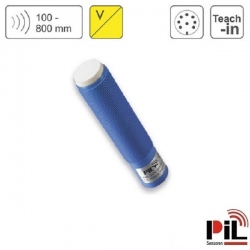 CẢM BIẾN SIÊU ÂM ĐO MỨC P43-80-M18-PBT-U-CM12 (800mm, 0-10V)