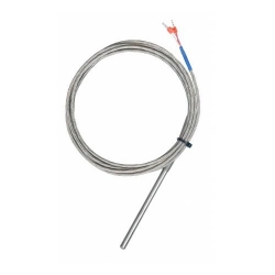 CẢM BIẾN NHIỆT ĐỘ PT100 3 DÂY RTW-PT100-S3-A-S-D6-100.0-=-=-CA3.0 (Phi 6mm, dài 100 mm, cáp dài 3m)