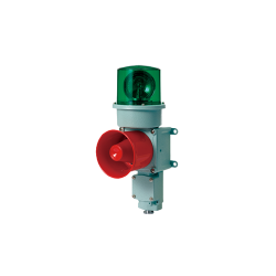 ĐÈN BÁO ĐỘNG CÔNG NGHIỆP MÀU XANH LÁ CÓ CÒI QLIGHT SED-WM-220-G (220V AC, BULB XOAY)