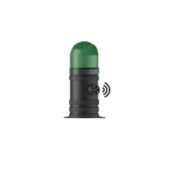 ĐÈN BÁO ĐỘNG CÓ CÒI MÀU XANH LÁ MESAN MS 313.2.24VAC/DC (SÁNG ĐA NĂNG, 70MM)