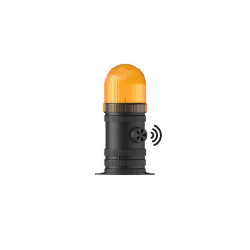 ĐÈN BÁO ĐỘNG CÓ CÒI MÀU HỔ PHÁCH MESAN MS 313.3.24VAC/DC (SÁNG ĐA NĂNG, 70MM)