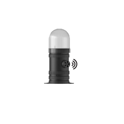 ĐÈN BÁO ĐỘNG CÓ CÒI MÀU TRẮNG MESAN MS 313.4.24VAC/DC (SÁNG ĐA NĂNG, 70MM)