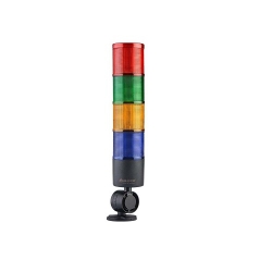 ĐÈN THÁP BÁO ĐỘNG 4 TẦNG CÓ CÒI MUCCO SNT-7022-FB4-D (NHẤP NHÁY, 40-250V AC/DC)