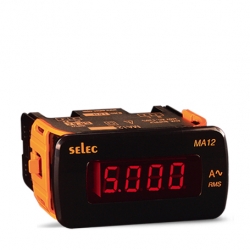 ĐỒNG HỒ ĐO DÒNG ĐIỆN DC SELEC MA12-75mV-DC (48x96)