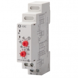 TIMER ĐIỆN TỬ GIC 27B1C3B1 (Đa chế độ, 1 NO, 16A, 120A/20ms)